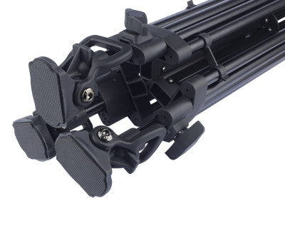 Treppiede video/broadcast SH25 in alluminio con testa fluida — immagine 6