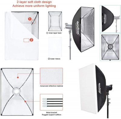 SOFTBOX 80X120 CON ANELLO (BOWENS) — immagine 7