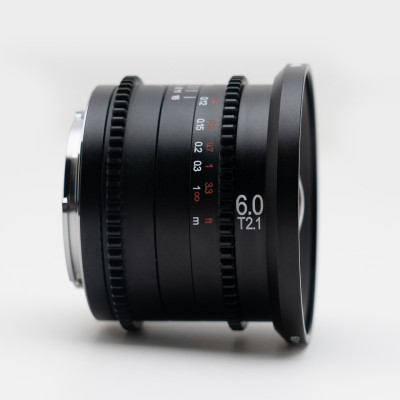 Venus Optics 6mm t/2.1 Zero-D per MicroQuattroTerzi Cine — immagine 2
