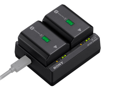 Carica batterie doppio per NP-FZ100 USB PD (BC-ZD1) — immagine 2