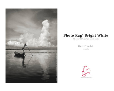 Photo Rag Bright White gr310 A3+ 25 fogli