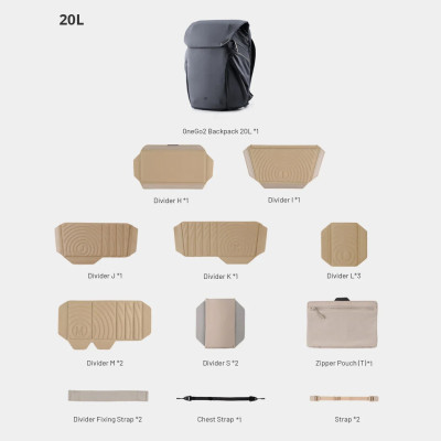 Zaino OneGo 2 20L - Pine Green — immagine 2