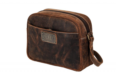GILLIS TRAFALGAR COMPACT 7734G BORSA IN PELLE MARRONE VINTAGE — immagine 3