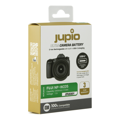 ULTRA C Fuji NP-W235 (USB-C input) 2400mAh — immagine 3