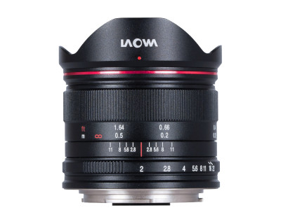 Venus Optics 7.5mm f/2 per MicroQuattroTerzi nero – leggero