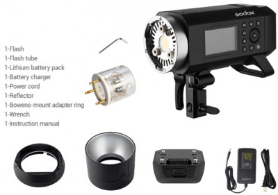 AD400Pro Wistro flash a batteria TTL — immagine 12