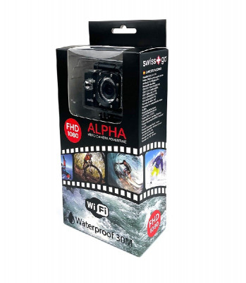 ACTION CAMERA ALPHA FHD 1080 12MP NERA — immagine 9