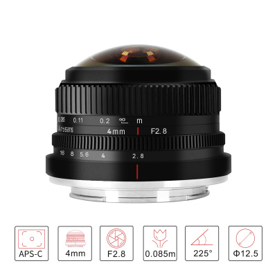 4mm F2.8 FISHEYE Micro Quattro Terzi — immagine 2