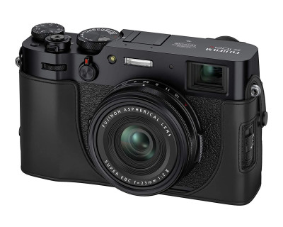 LC-X100V Borsa in pelle nera per X100V e X100VI — immagine 3