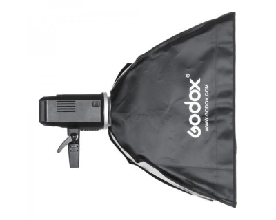 Softbox 60x60 con anello Bowens e griglia — immagine 3