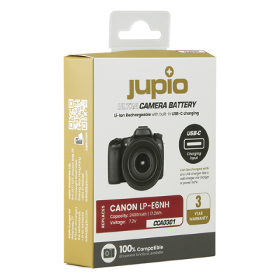 ULTRA C Canon LP-E6NH (USB-C input) 2400mAh — immagine 3
