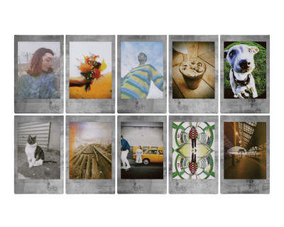 Instax Mini Film Stone Gray 10 fogli — immagine 3