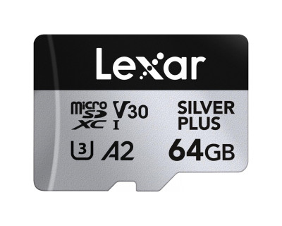 64GB microSDXC Professional SILVER PLUS A2 V30