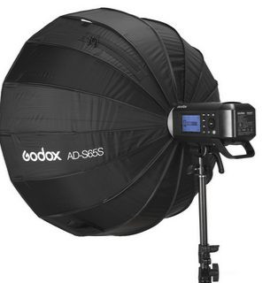 AD-S65S Softbox Silver per Flash AD400Pro/AD300Pro/ML60/ML30 — immagine 4