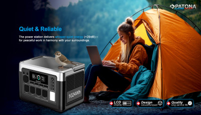 Power station portatile Platinum Autarc 1800W 1024WH 4x AC1800W, USB-C PD 100W, USB-C PD 20W, 2x USB-A 18W — immagine 6