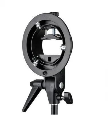 S2 SPEEDLITE BRACKET KIT CON SOFTBOX 80CM CON GRIGLIA E BORSA (ATTACCO BOWENS) V1 — immagine 5