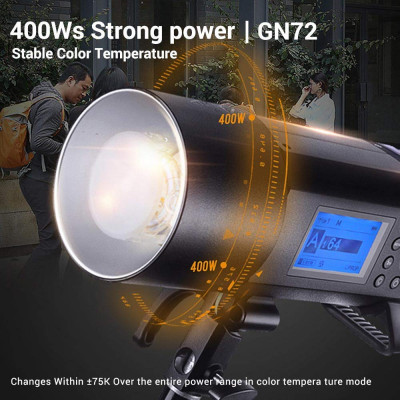 AD400Pro Wistro flash a batteria TTL — immagine 9