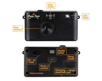 Fotocamera digitale Screen-Free - Nera — immagine 3