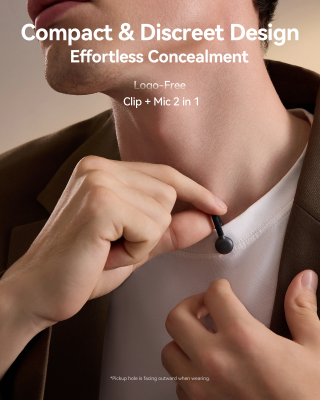 LARK M2S Wireless Lavalier Microphone (USB-C RX + 2TX) — immagine 4