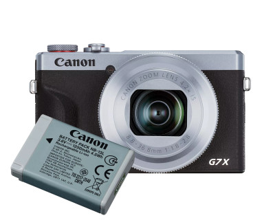 PowerShot G7 X Mark III Silver - Battery kit