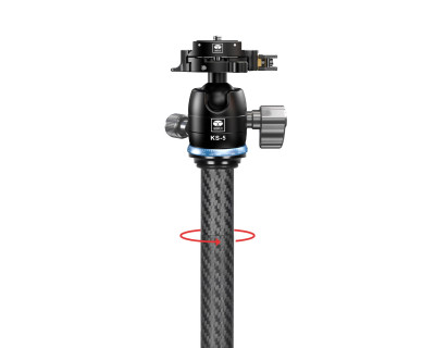 Treppiede Traveler AT-125 in fibra di carbonio con testa a sfera KS-5 — immagine 4