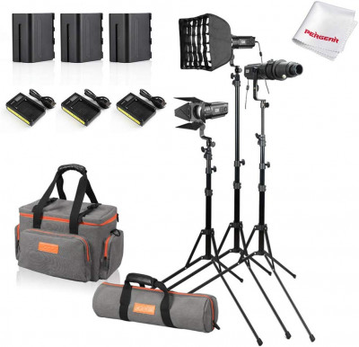 Kit SA-D con 3 illuminatori LED S30 con MF + accessori — immagine 4