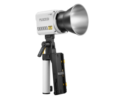 Luce LED bicolor portatile ML-60 II Bi Kit1 (include maniglia per batterie NP-F) — immagine 2
