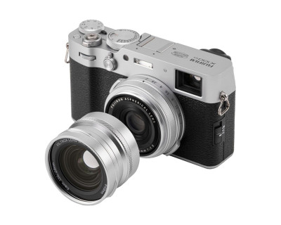 Obiettivo di conversione grandangolare Viltrox WCL-X100VI Silver per Fuji Serie X100 — immagine 3