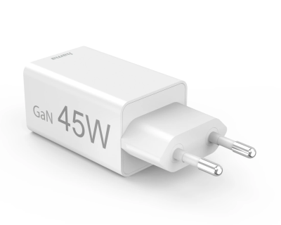Caricatore da rete Fast Charger (GaN) USB-C + USB-A Power Delivery 45W — immagine 3