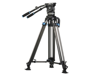 Treppiede video SQ100 con testa fluida VHS18 semisfera 100mm