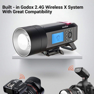 AD400Pro Wistro flash a batteria TTL — immagine 6