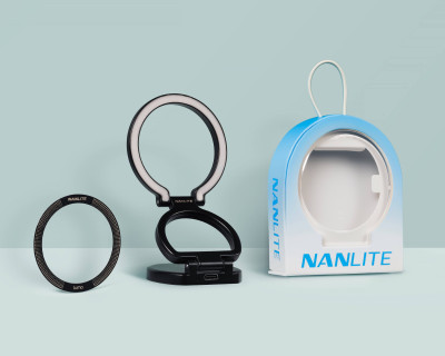 lumo Bi-Color Phone Ring Light con Magsafe - Polar Black — immagine 12