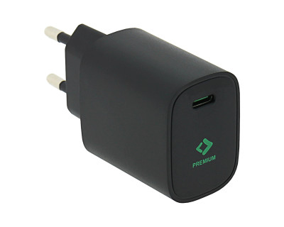 Caricabatterie Premium PD20W (5V/3A 9V/2.22A 12V/1.67A) USB-C - PD3.0 QC3.0