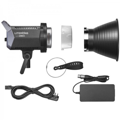 Illuminatore LED bicolore Litemons LA200BI 2800K-6500K — immagine 7