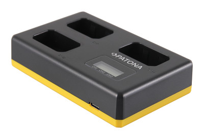 Caricabatterie triplo Sony NP-FW50 (A5000, A6000, NEX, RX1R III...)