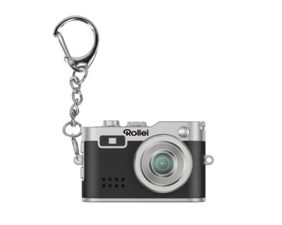 Mini Fotocamera Nera - Portachiavi Digitale Gadget & Idea Regalo