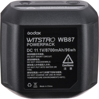 Batteria Ricaricabile WB87 11,1v 8700 MAh Per AD600 E SLB-60w — immagine 2