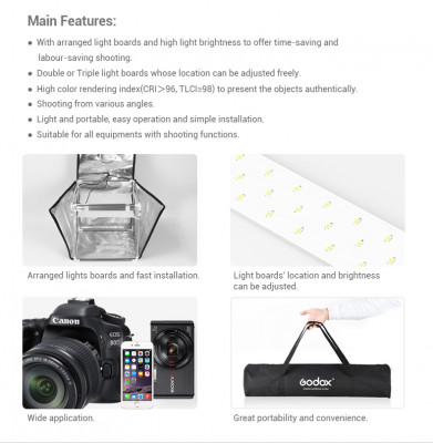 LST80 MINI STUDIO BOX 80X80X80 CM — immagine 3