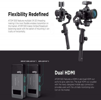 Atom 500 HDMI Trasmettitore Wireless (150m) — immagine 6