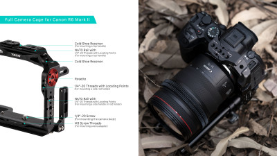 Gabbia completa per Canon R6 Mark II - Nero — immagine 4