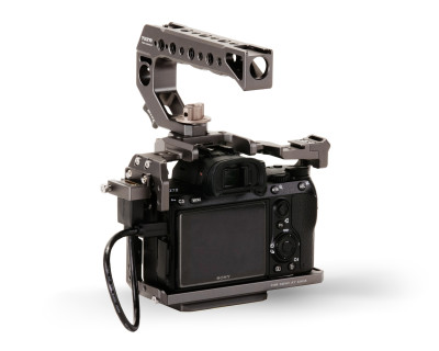 Gabbia completa per Sony A7II / A7III / A7S / A7S II / A7RII / A7RIII / A9 - Kit A Grigio — immagine 2