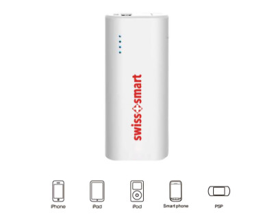 TWIN POWER BANK 3000mAh Bianco