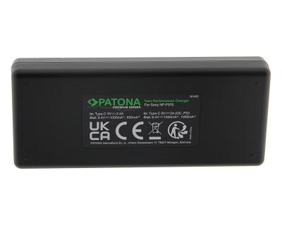 Caricabatterie Premium Twin Performance PD per SONY NP-F550 / NP-F750 / NP-F950 / NP-F970 / NP-FM50... — immagine 4