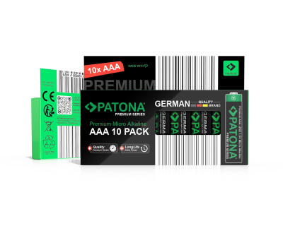 Batterie Premium 10 Stück Alkaline AAA Micro LR03 — immagine 2