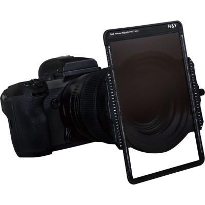 Filtro serie K 100x150mm con vetro a sfumatura doppia ND0.9 HD MRC e telaio magnetico — immagine 3