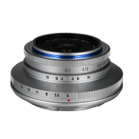 Venus Optics 10mm Cookie f/4 per Canon RF silver
