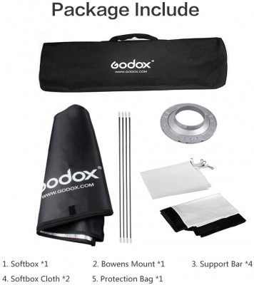SOFTBOX 80X120 CON ANELLO (BOWENS) — immagine 4