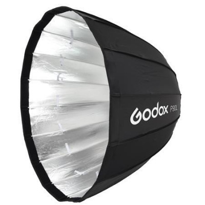 Soft Box Parabolico d. 90cm, profondità 69,4cm + Anello Bowens