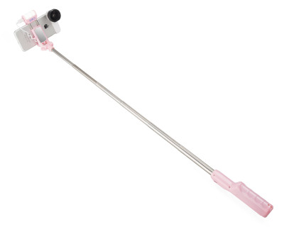 Smart Selfie Stick SS-01P con LED e telecomando integrati - Rosa — immagine 5