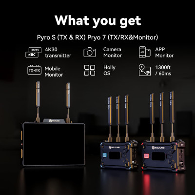Monitor PYRO 7 + TX/RX PYRO S - Kit trasmissione e monitoraggio video — immagine 3